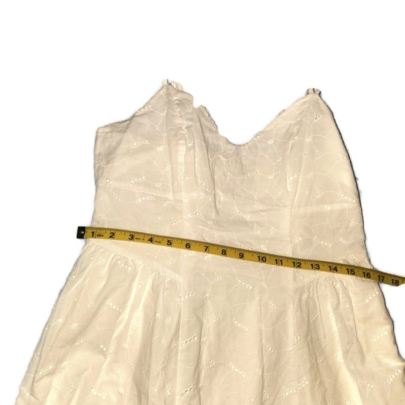 A New Day White Eyelet Midi Sundress Medium NWT - Picture 12 of 14